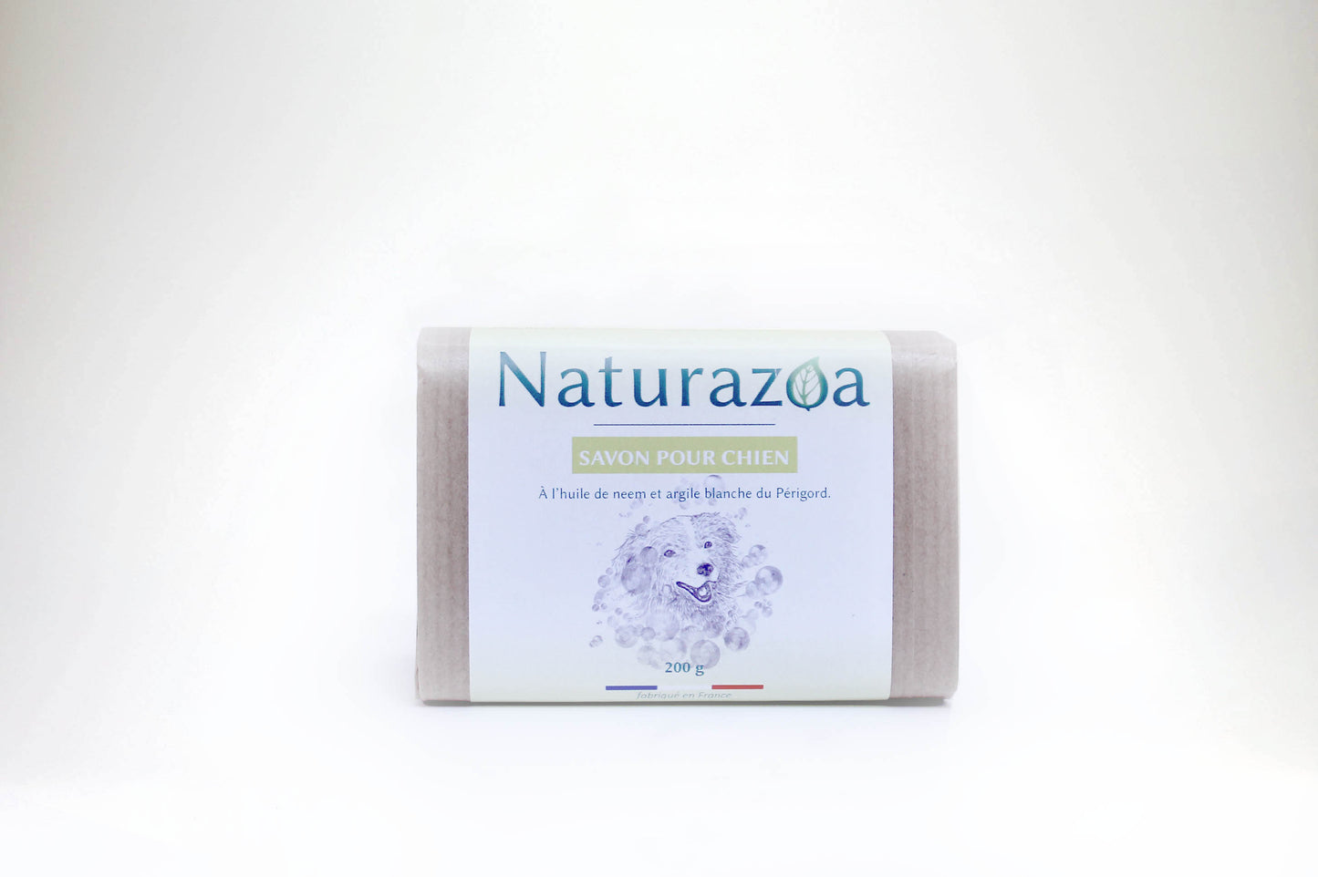 Shampoing chien naturel fabriqué en France — pelage doux et sain — Naturazoa