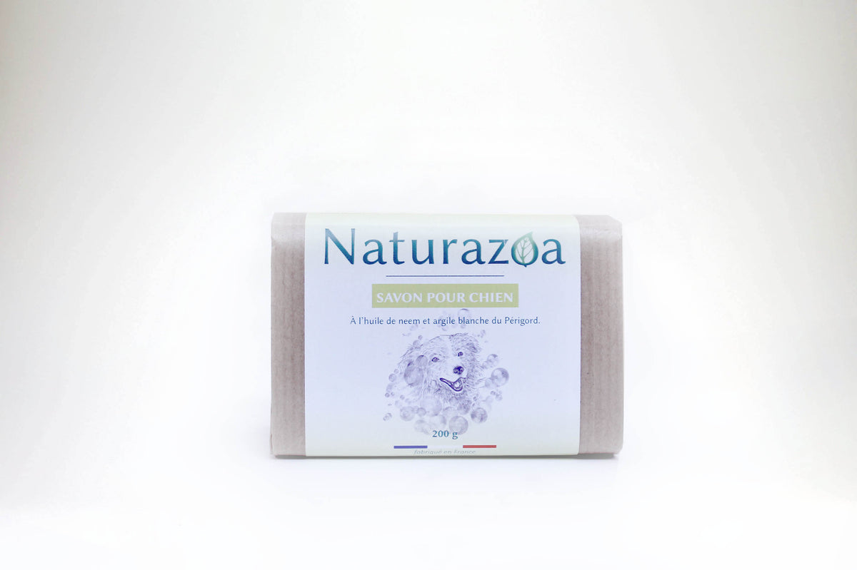 Shampoing chien naturel fabriqué en France — pelage doux et sain — Naturazoa