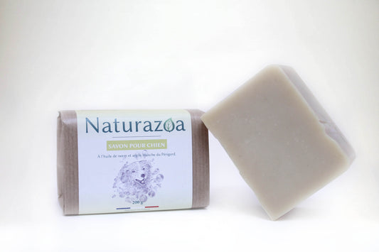 Shampoing solide naturel pour chien — sans sulfate sans parfum artificiel — Naturazoa