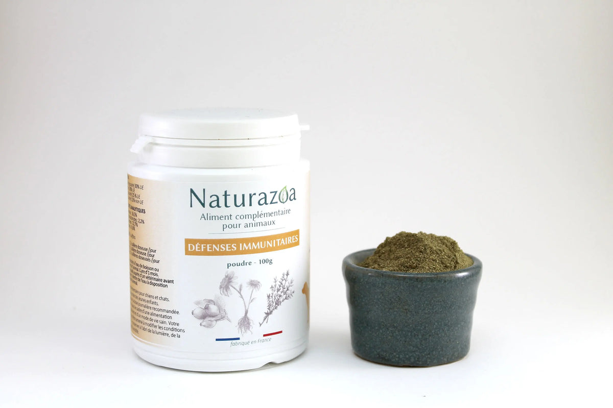 Complément défenses naturelles chien chat sans additif artificiel — Naturazoa