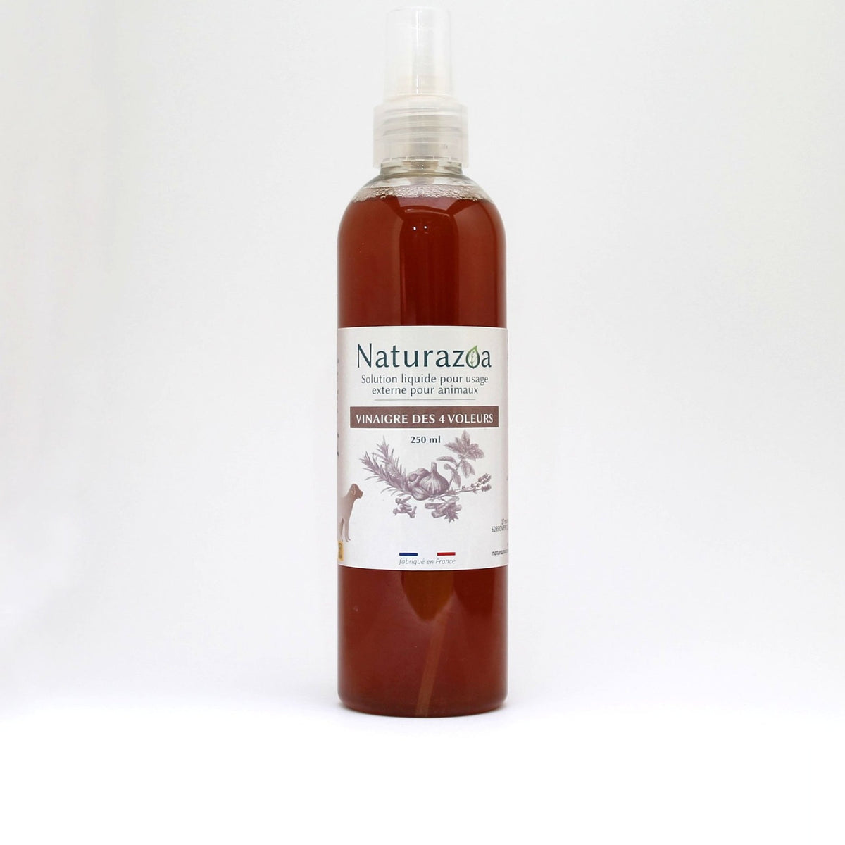 Spray Vinaigre des 4 Voleurs naturel pour chien et chat — Naturazoa